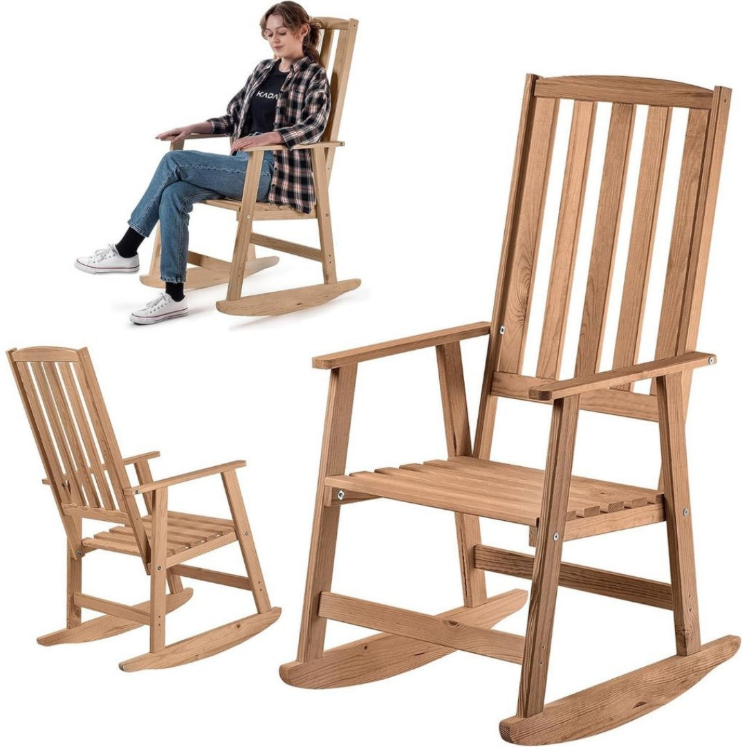 Ergonomico Legno Sedie a dondolo