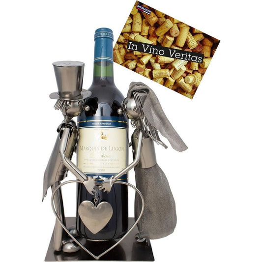 Uomo + donna Porta bottiglie da vino