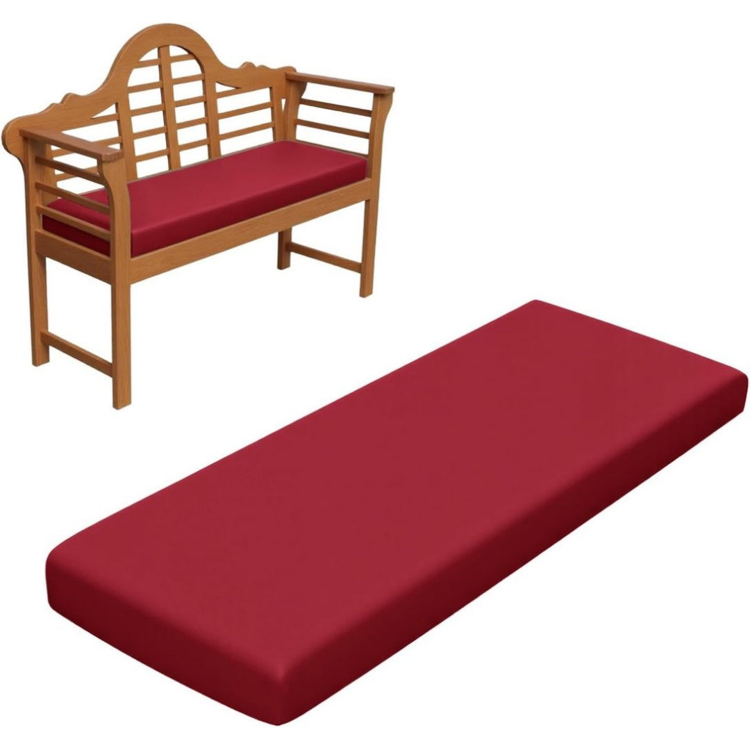 Rosso Cuscini per panche Impermeabile