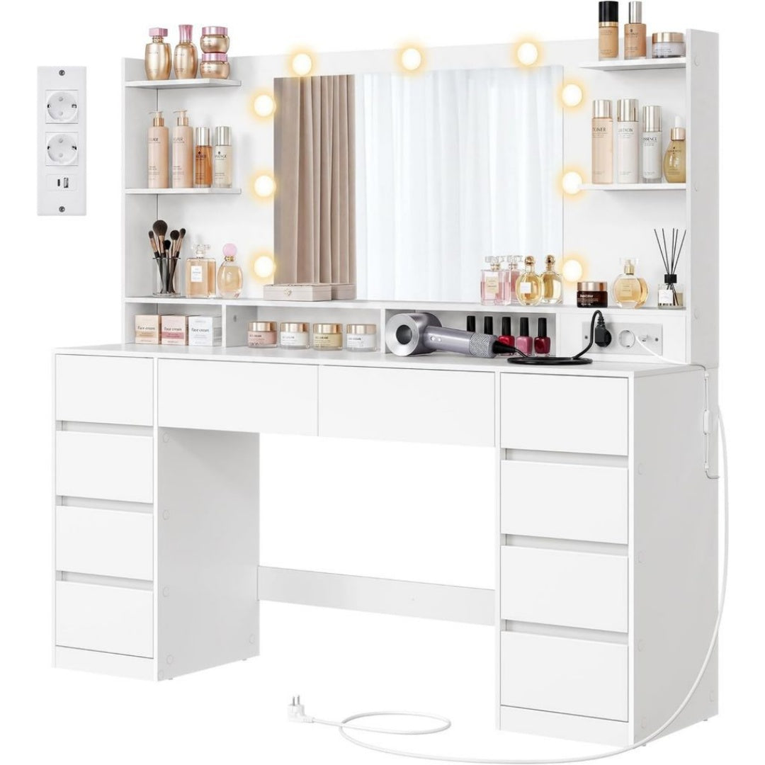 Bianco Set arredo camera da letto Salvaspazio