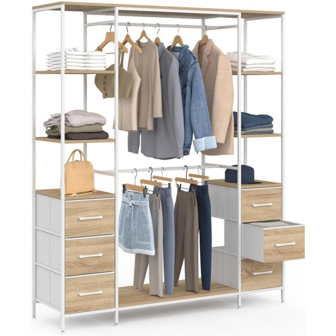Armadi 140 x 40 x 167 Bianco