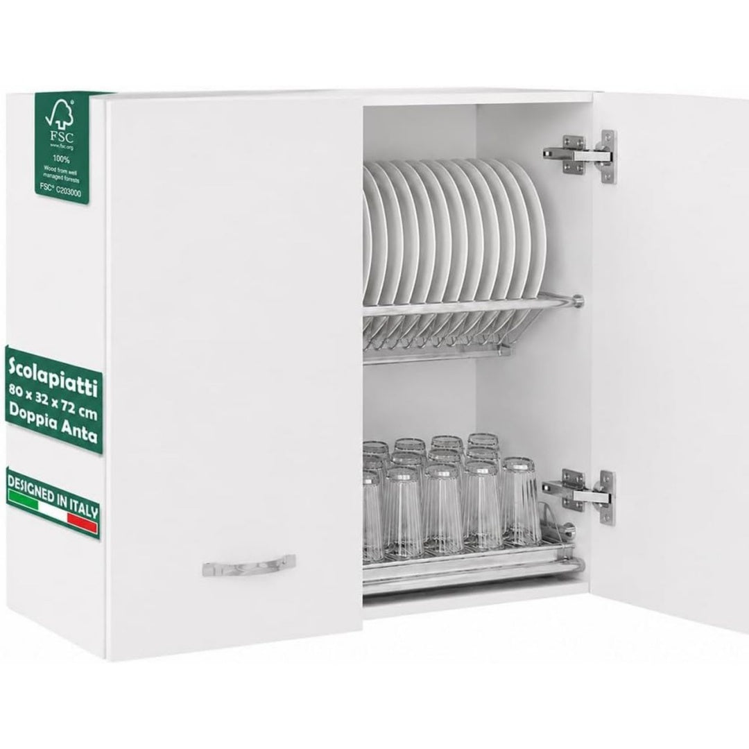 Robusto Mobili a muro Bianco
